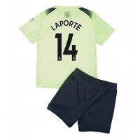 Manchester City Aymeric Laporte #14 Fußballbekleidung 3rd trikot Kinder 2022-23 Kurzarm (+ kurze hosen)